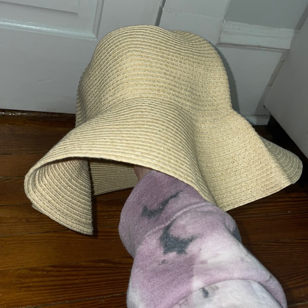 H&M Sparkly Gold Sunhat